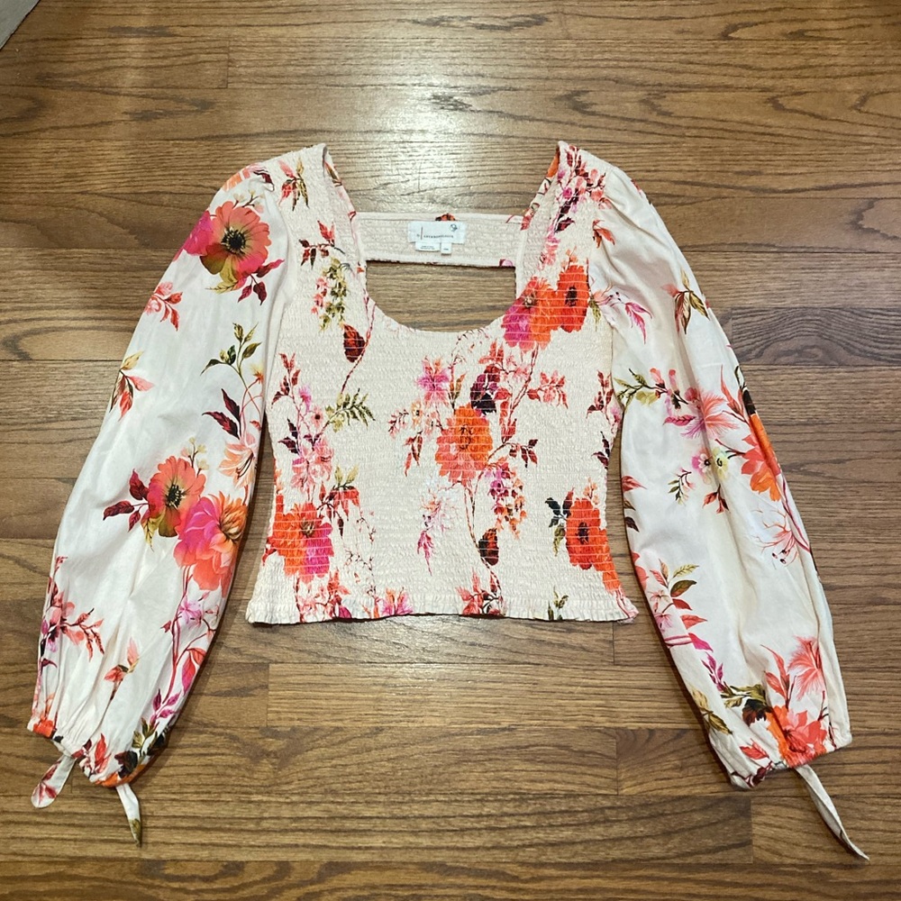 Gorgeous floral top by Anthro